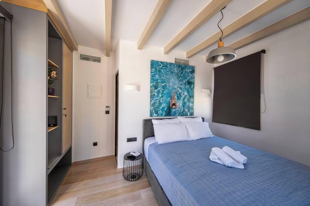 הוילה חאניה Casa Eva With Outdoor Heated Jacuzzi And Hamam מראה חיצוני תמונה
